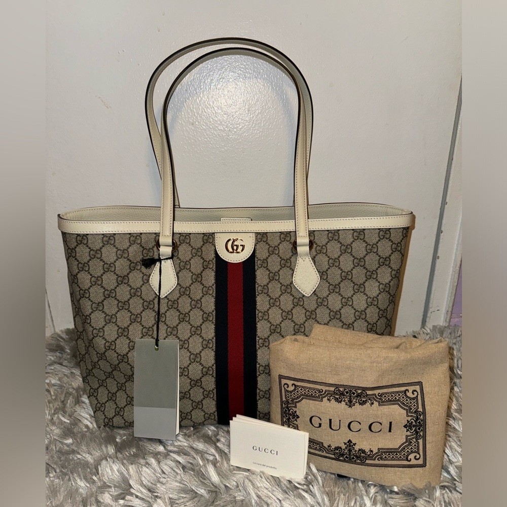 OPHIDIA GG MEDIUM TOTE